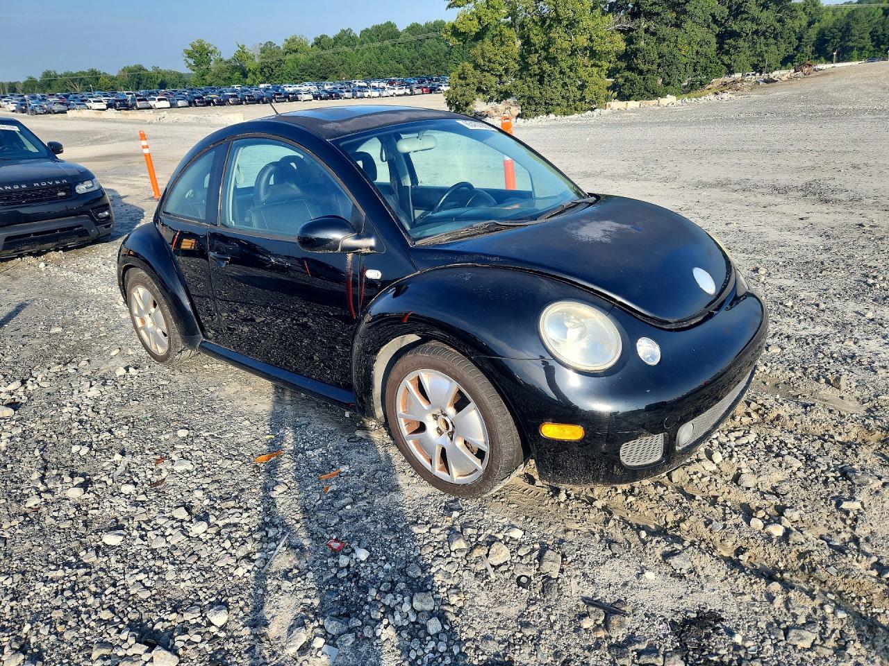 2002 Volkswagen New Beetle Turbo S Black vin: 3VWFE21C52M445542