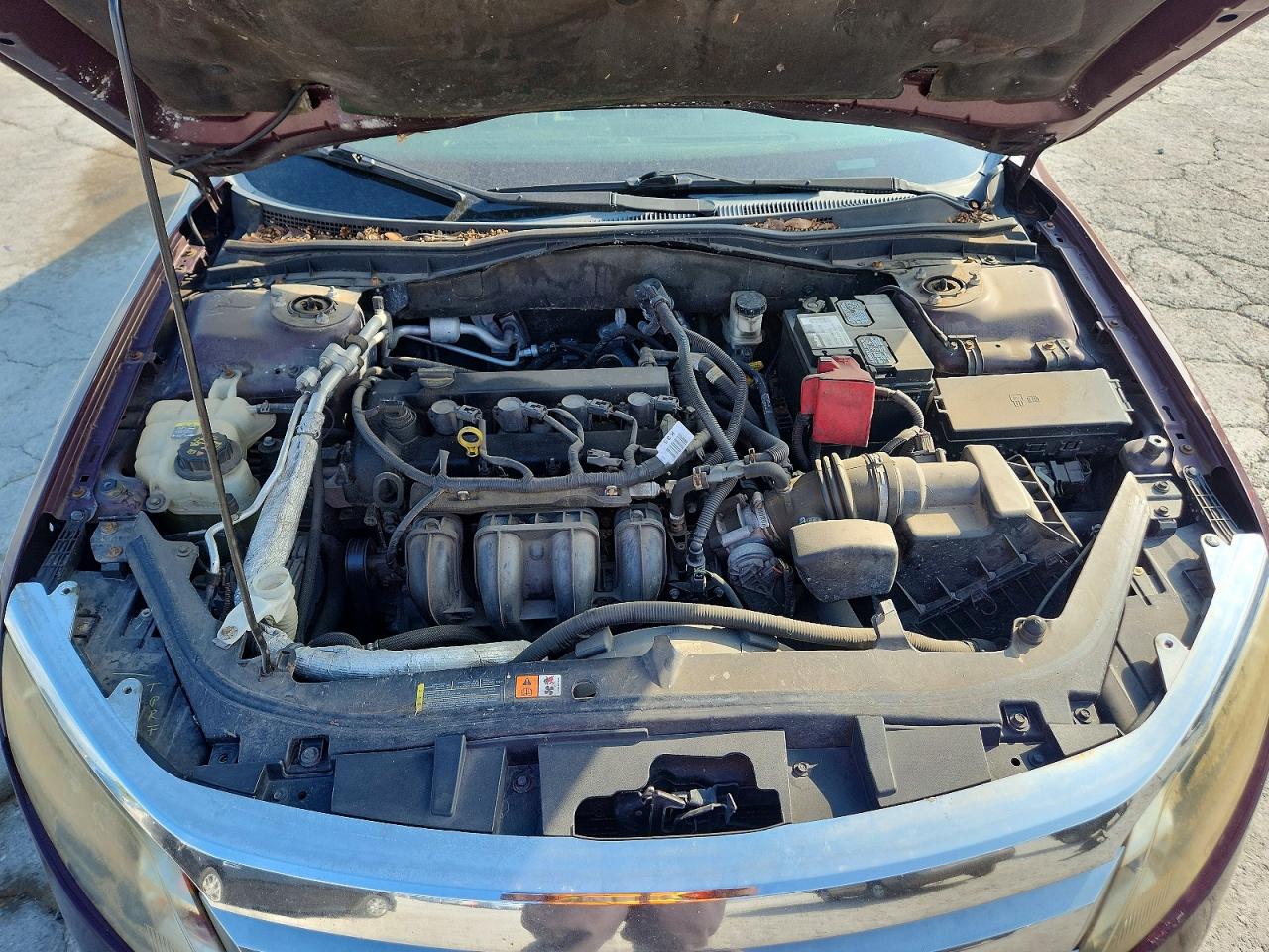 2011 Ford Fusion Se Maroon vin: 3FAHP0HA8BR206235