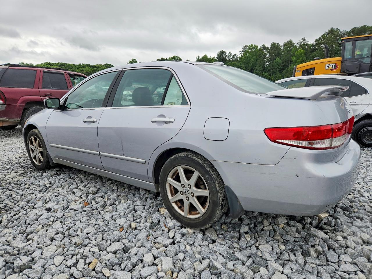 2004 Honda Accord Ex Silver vin: 1HGCM66504A104741