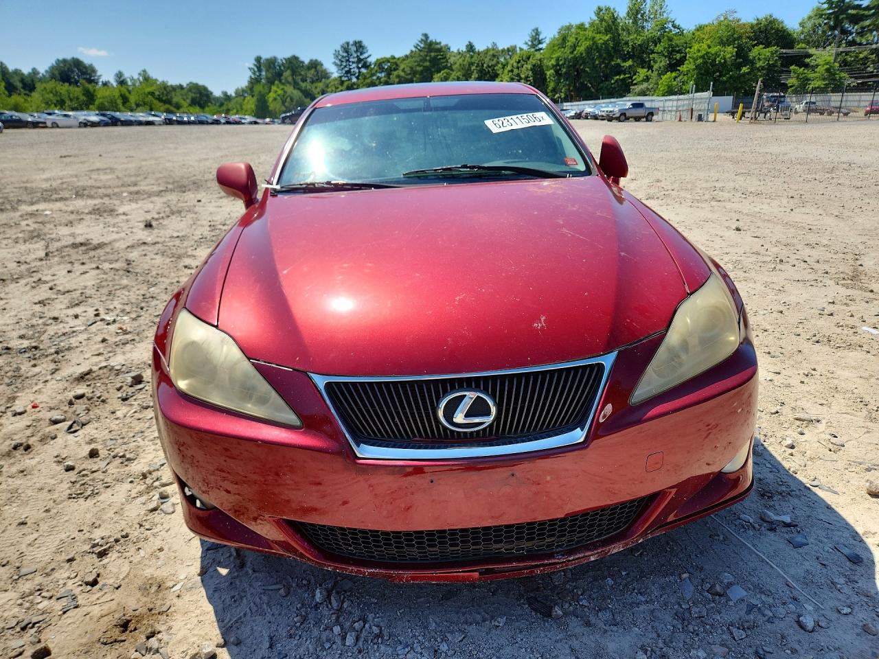 2007 Lexus Is 250 Red vin: JTHCK262572012444