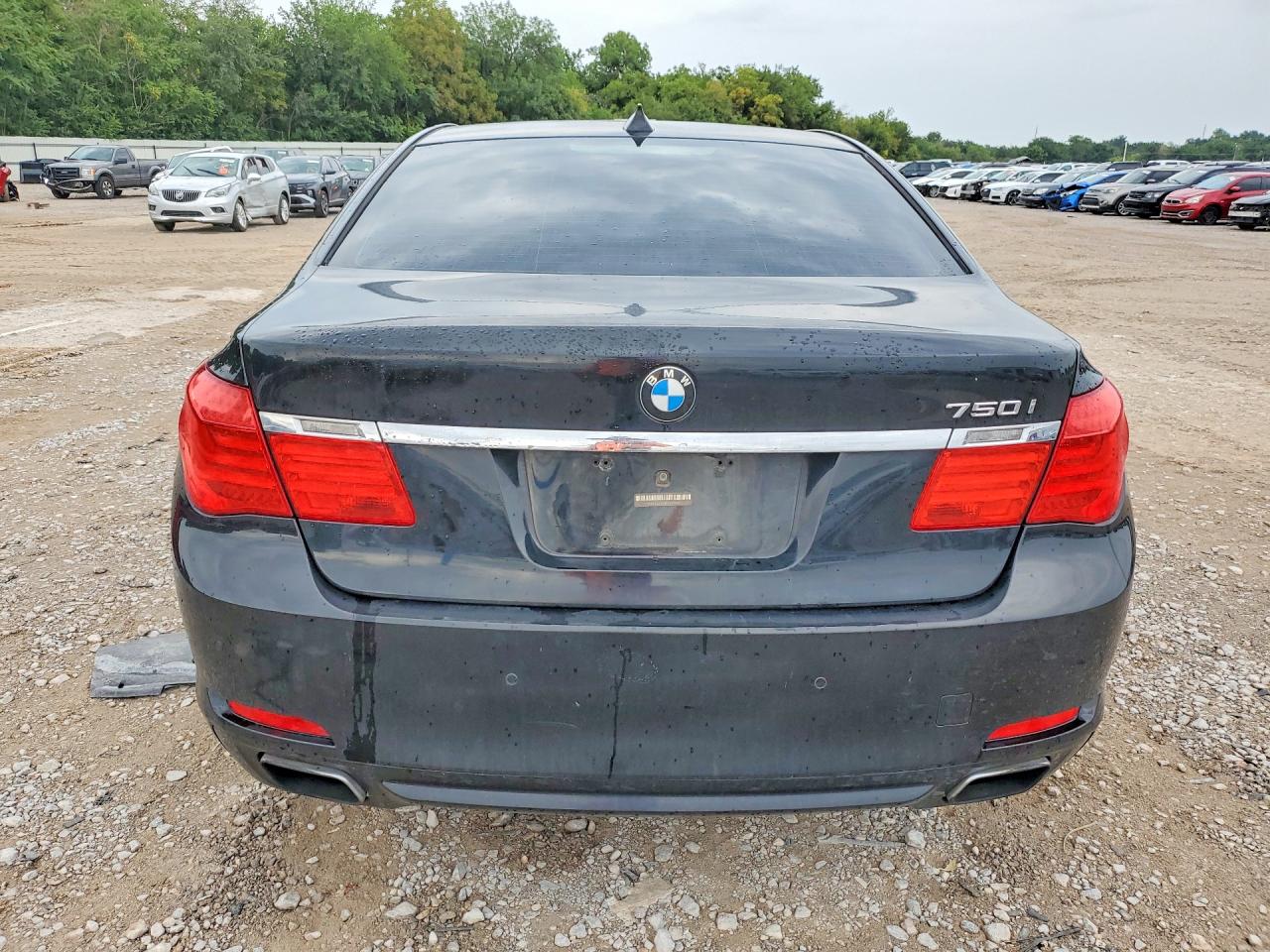 2009 Bmw 750 I Black vin: WBAKA83509CY33950