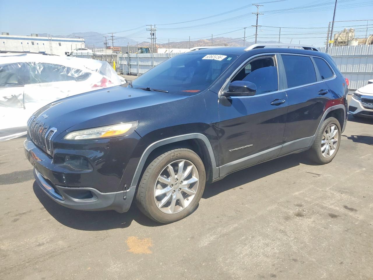 2014 Jeep Cherokee Limited Black vin: 1C4PJLDS7EW158574