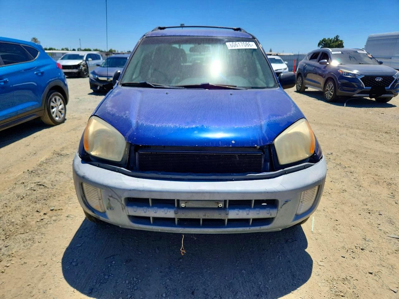 2001 Toyota Rav4 Base Blue vin: JTEGH20V510021485