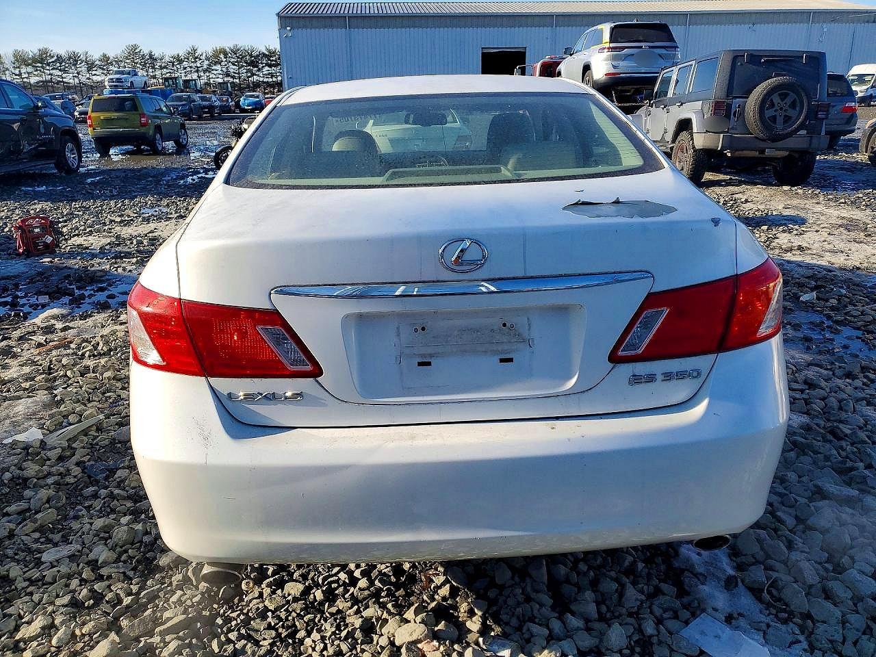 2008 Lexus Es 350 Белый vin: JTHBJ46G982208331