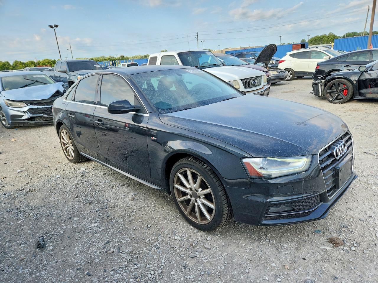 2014 Audi A4 Premium Plus Черный vin: WAUFFAFL6EN014458