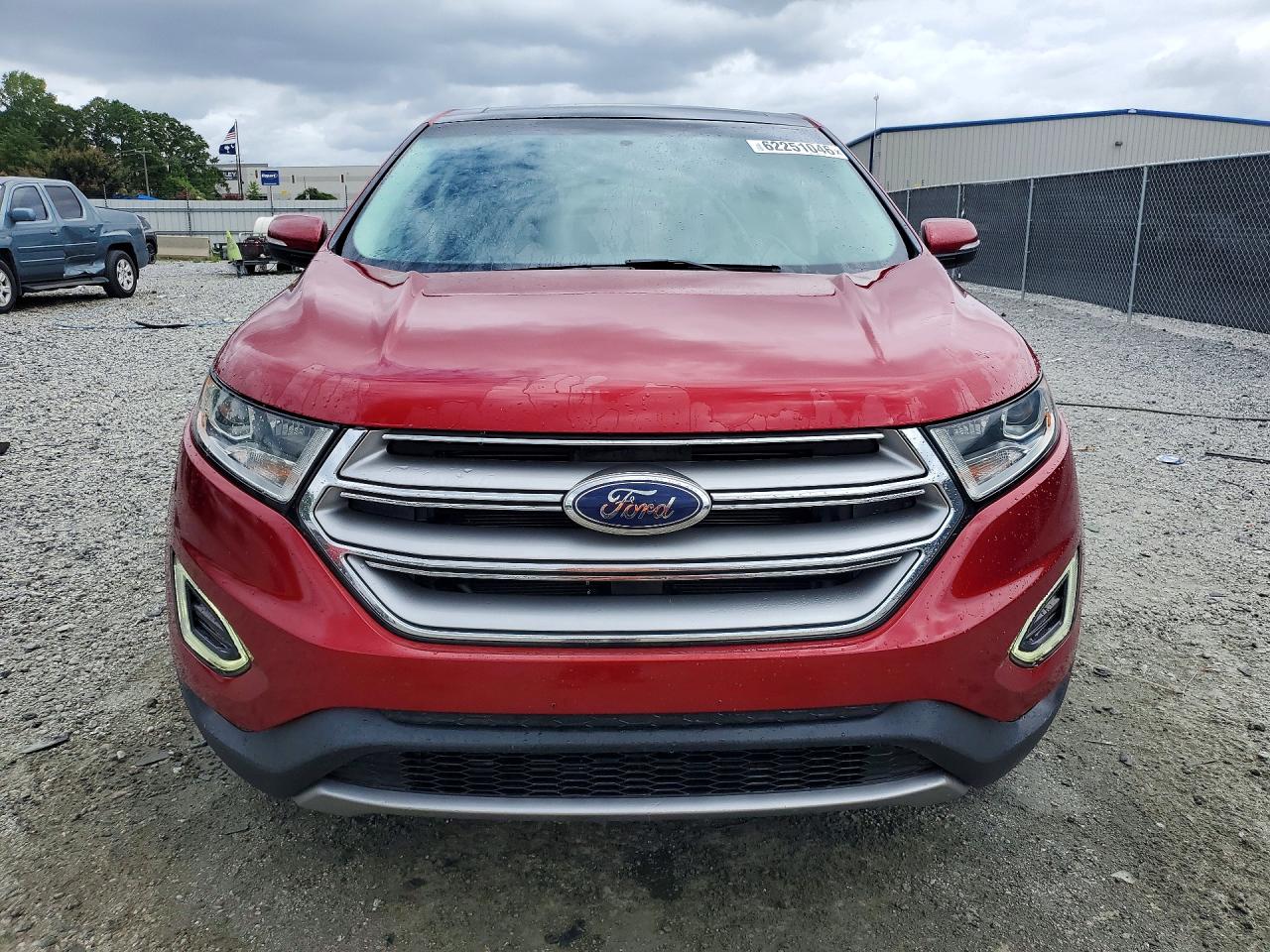 2015 Ford Edge Sel Red vin: 2FMTK4J93FBB69850