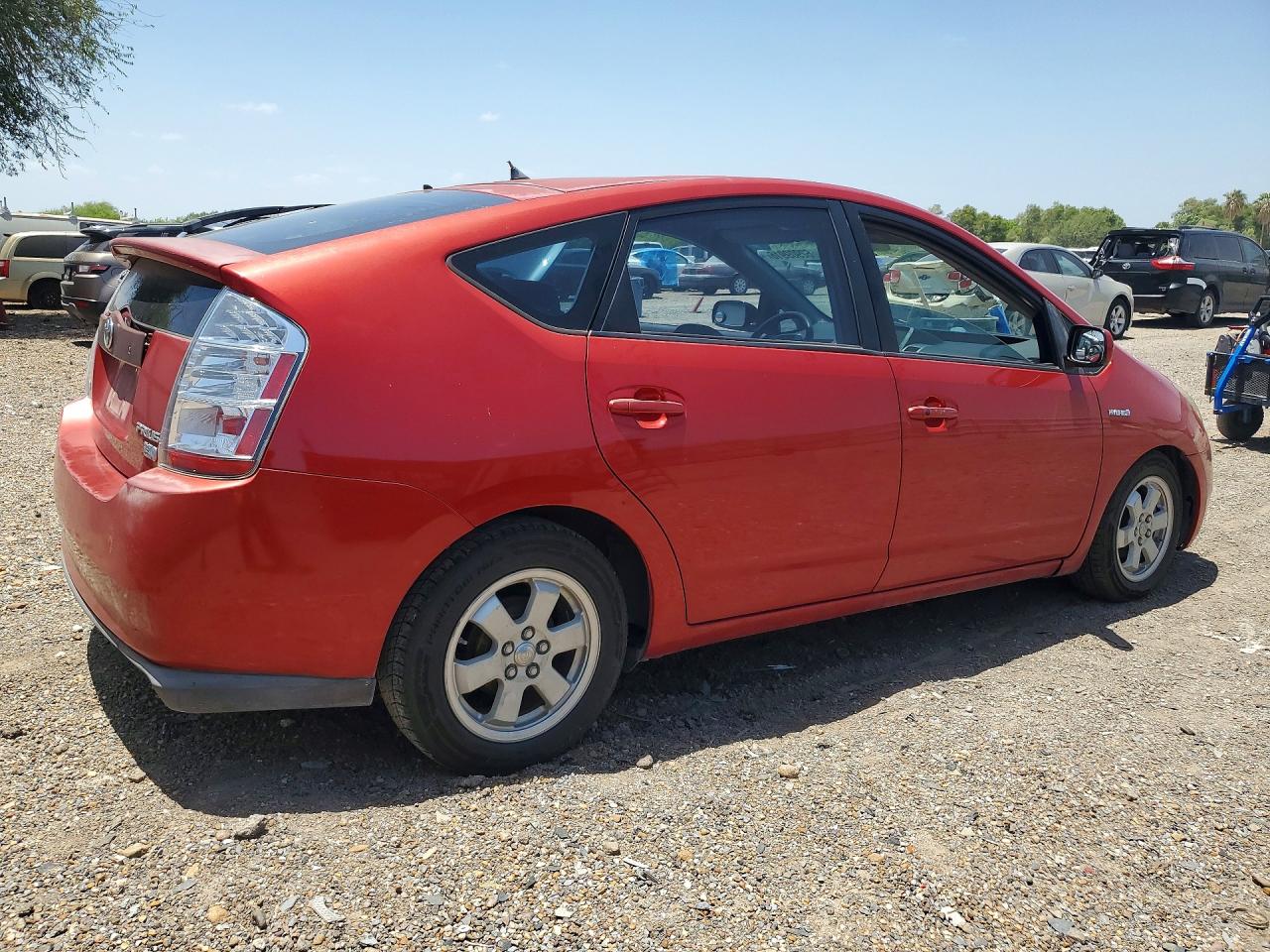 2007 Toyota Prius Base Red vin: JTDKB20U877596395