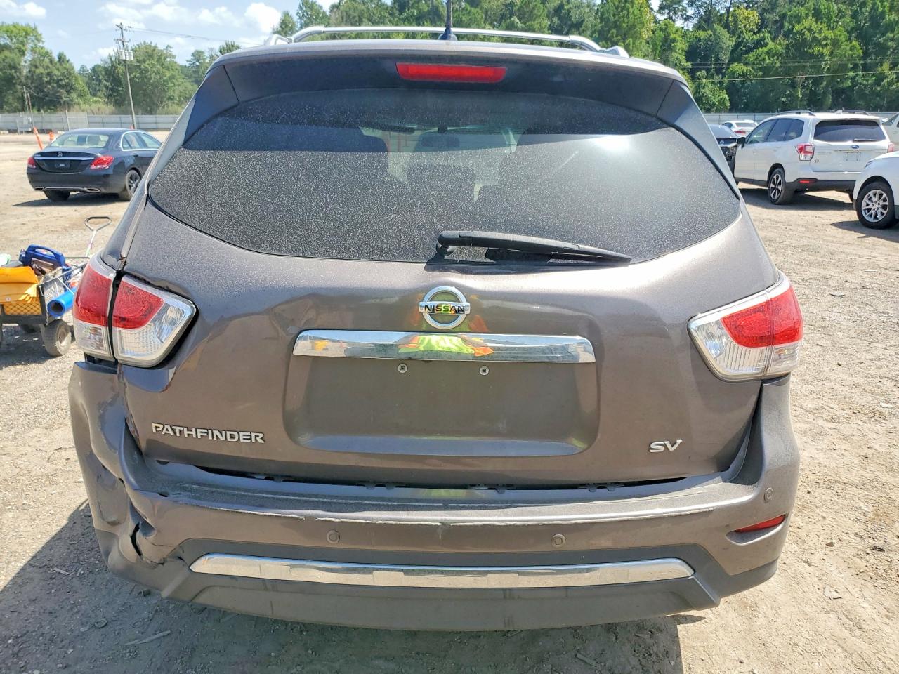 2013 Nissan Pathfinder S Brown vin: 5N1AR2MN0DC675312