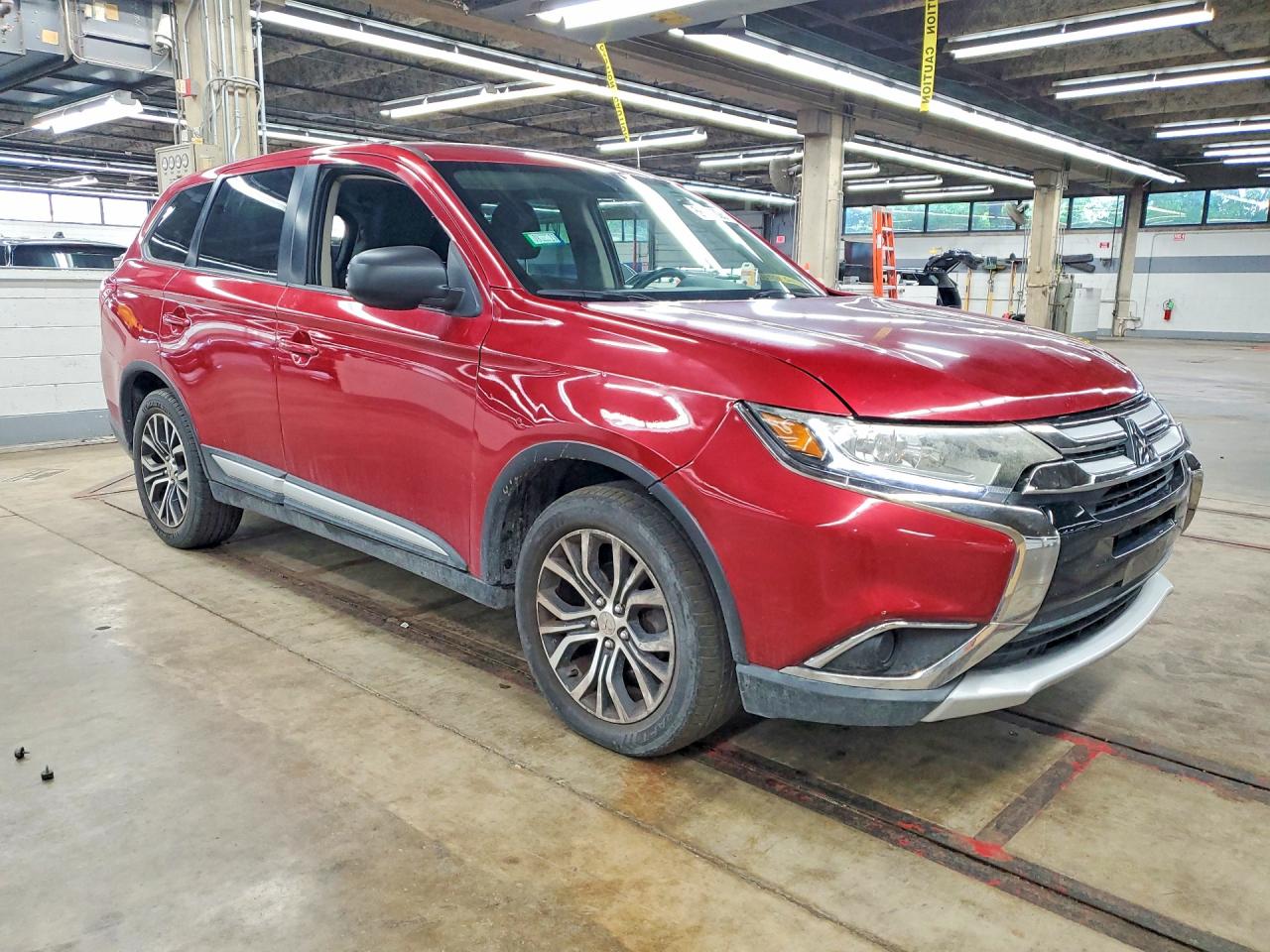 2018 Mitsubishi Outlander Se Красный vin: JA4AZ3A31JZ057013