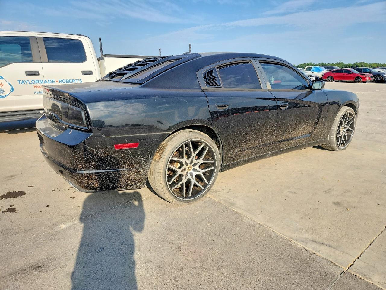 2014 Dodge Charger Sxt Black vin: 2C3CDXHG3EH182408