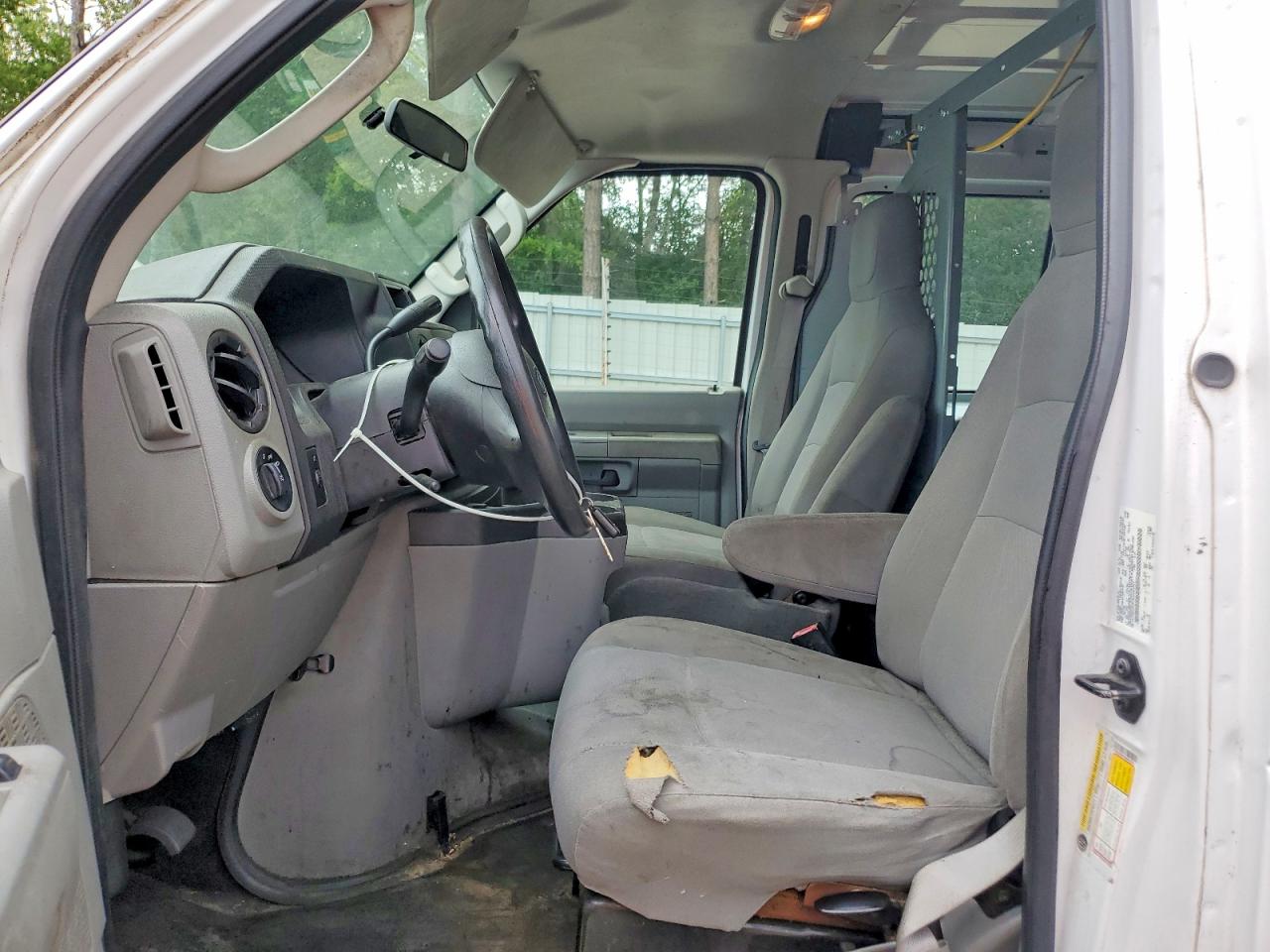 2014 Ford Econoline E250 Van White vin: 1FTNE2EW7EDA53701