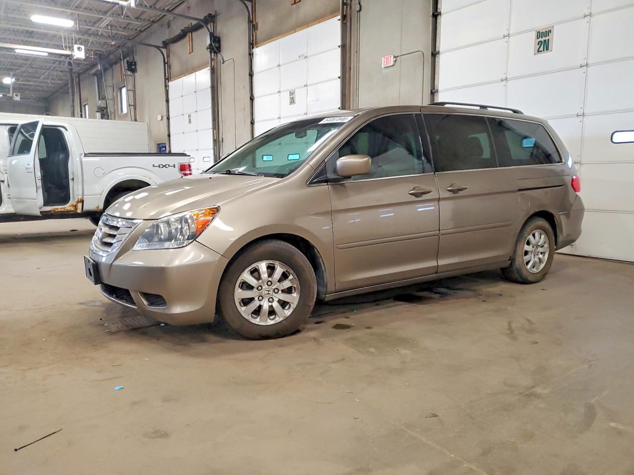 2010 Honda Odyssey Exl Beige vin: 5FNRL3H74AB033359
