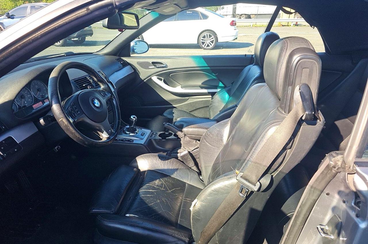 2006 Bmw M3 Silver vin: WBSBR93426PK11016