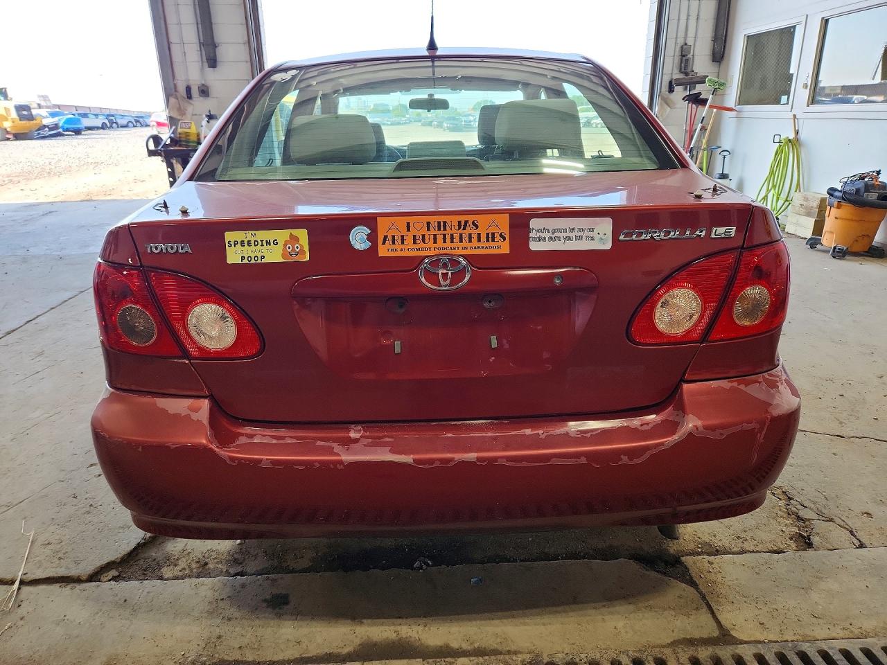 2008 Toyota Corolla Le Maroon vin: 1NXBR30E98Z937702