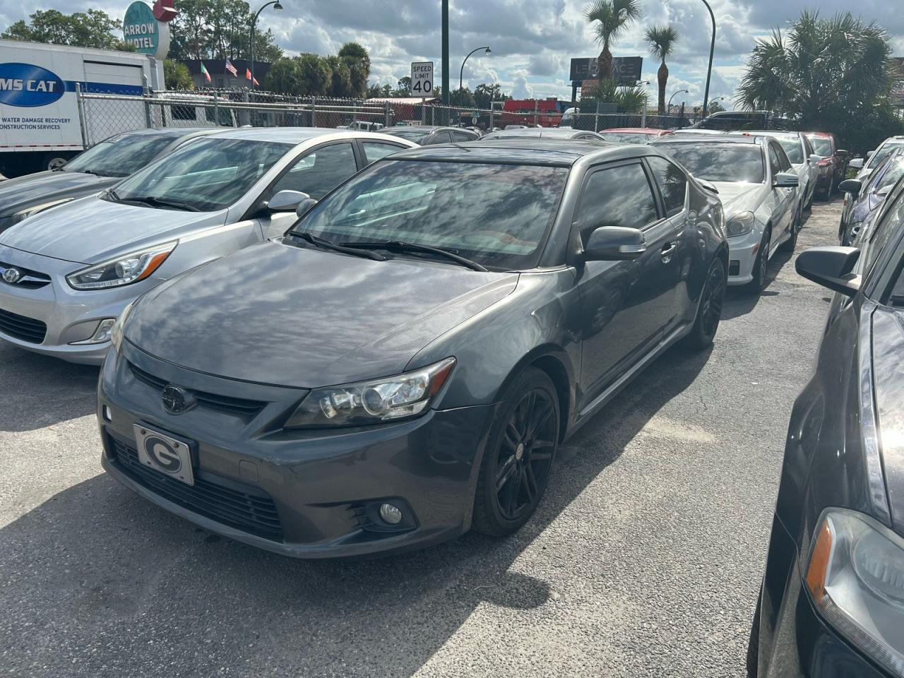 2011 Toyota Scion Tc Gray vin: JTKJF5C75B3001020
