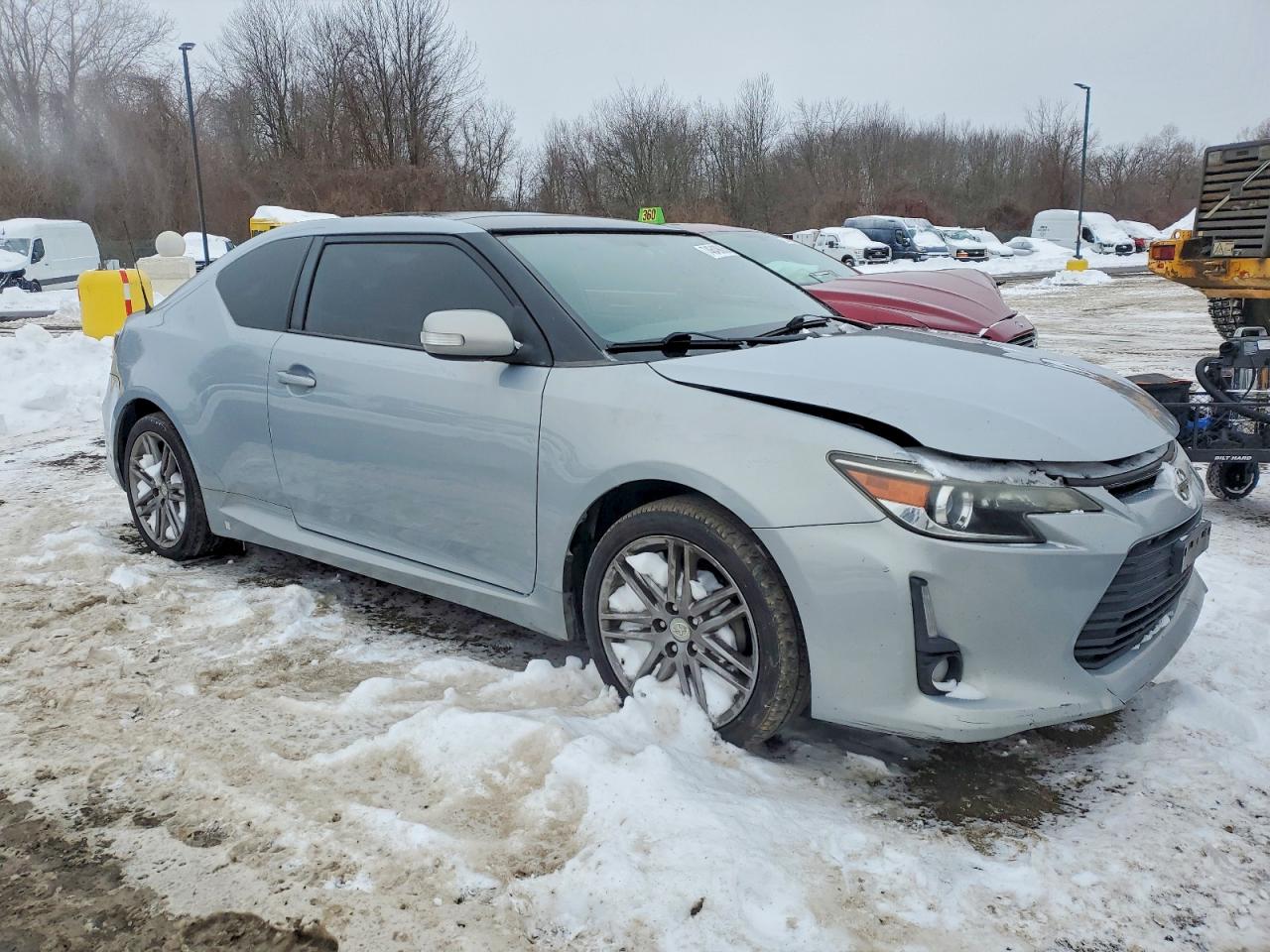 2014 Toyota Scion Tc Silver vin: JTKJF5C76E3074658