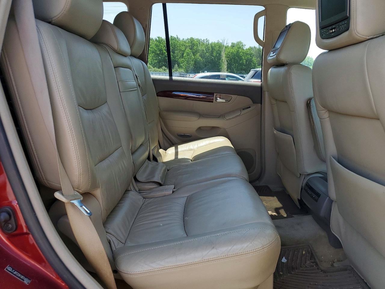 2008 Lexus Gx 470 Red vin: JTJBT20X180160065