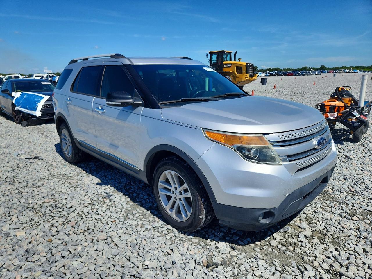 2013 Ford Explorer Xlt Silver vin: 1FM5K7D85DGB18384