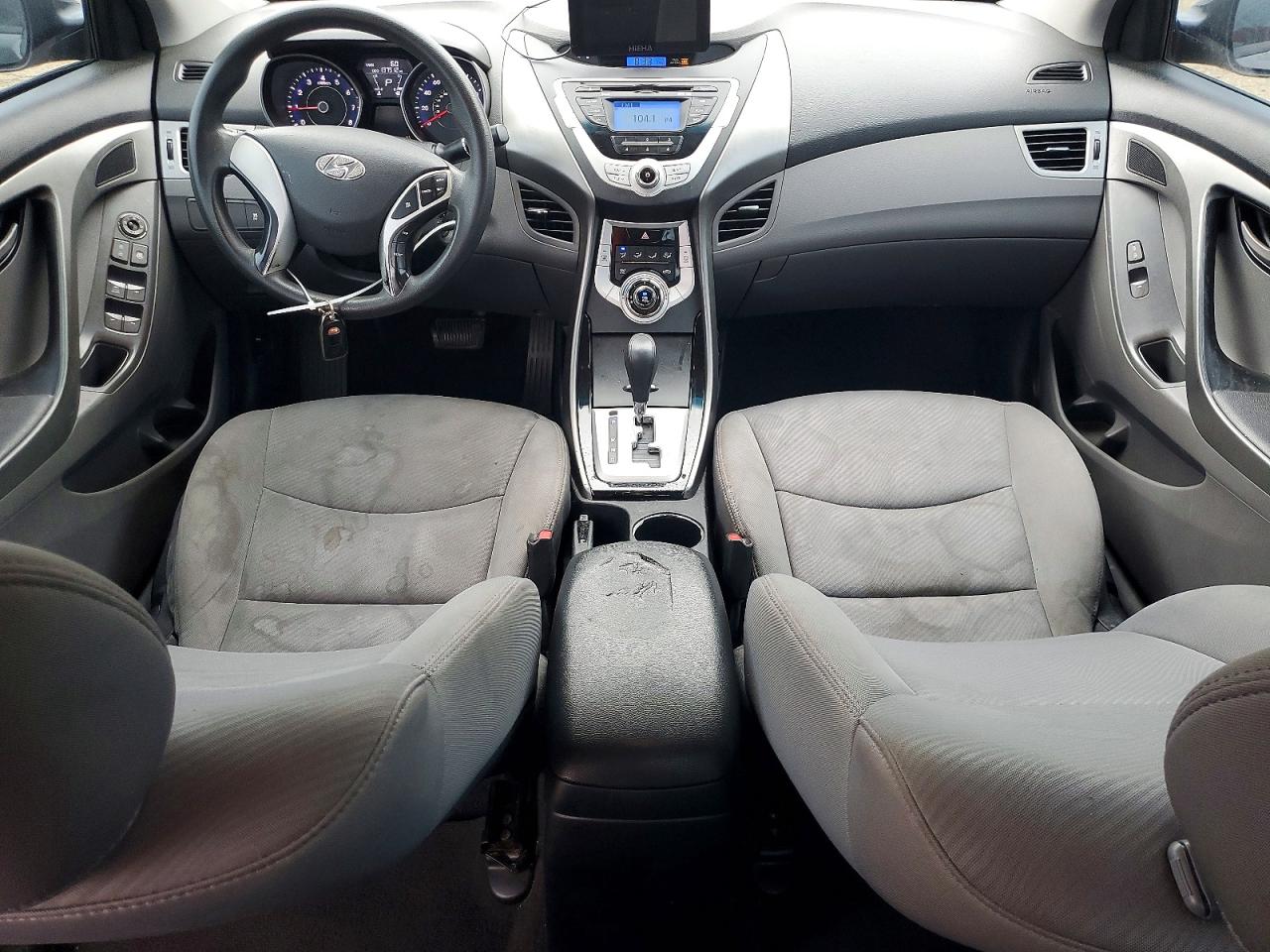 2011 Hyundai Elantra Gls Black vin: 5NPDH4AE5BH033254