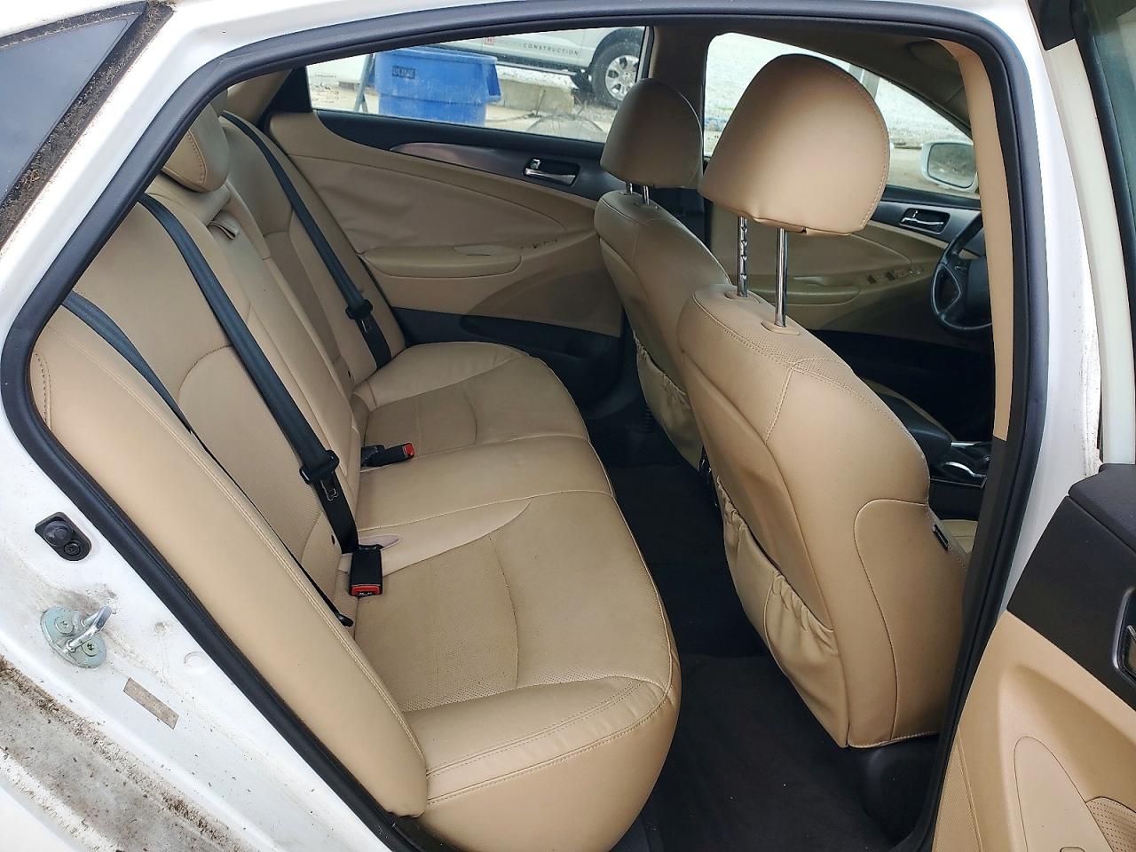 2013 Hyundai Sonata Hybrid White vin: KMHEC4A47DA074209
