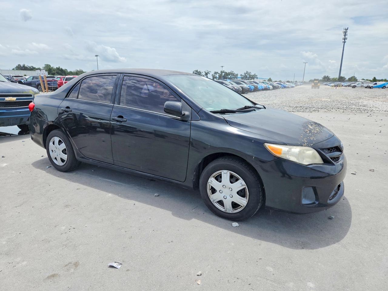 2013 Toyota Corolla L Black vin: 2T1BU4EEXDC128234