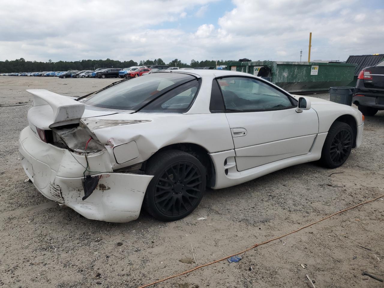 1998 Mitsubishi 3000 Gt White vin: JA3AM44H0WY003375