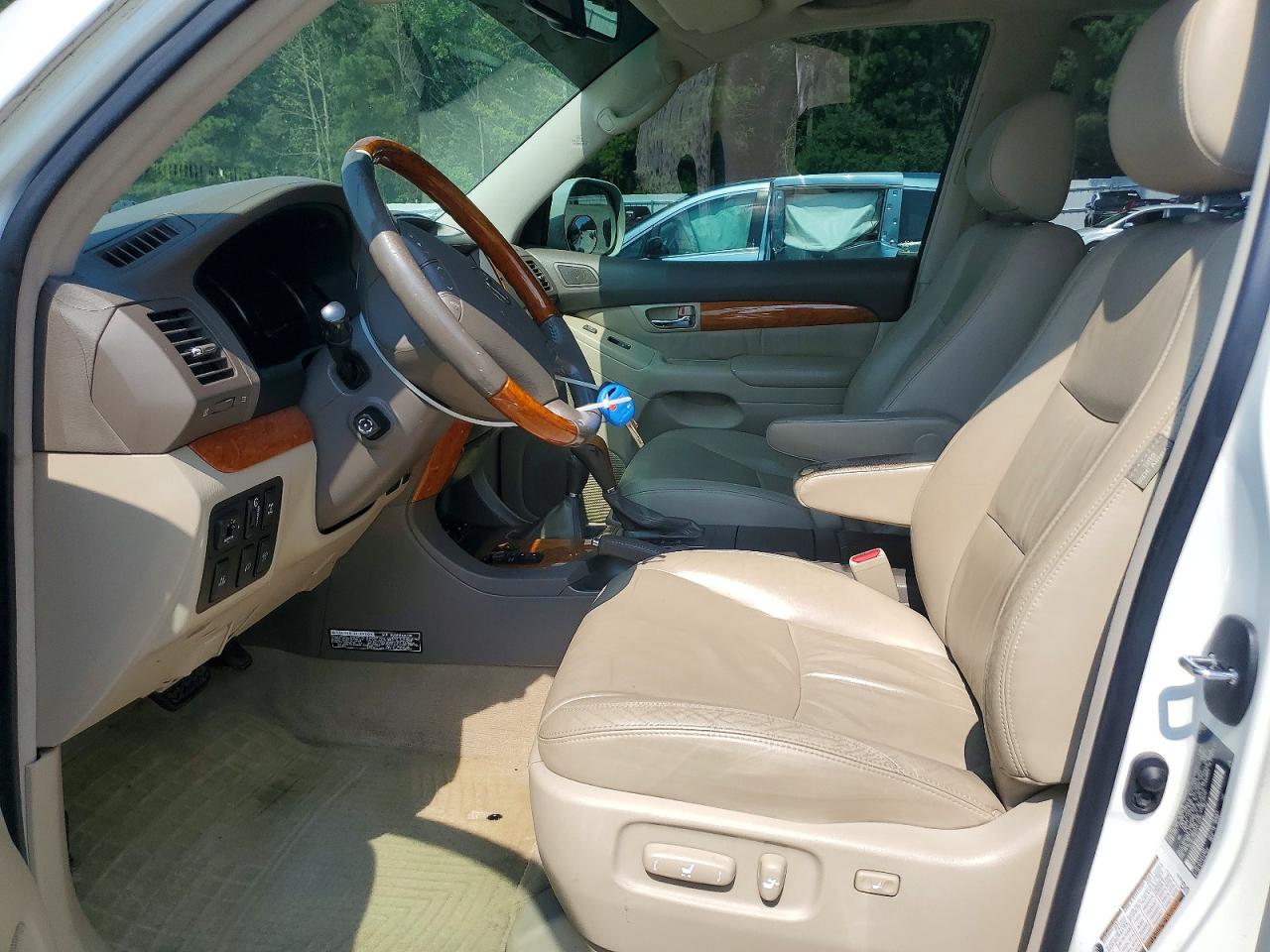 2007 Lexus Gx 470 White vin: JTJBT20X270135089