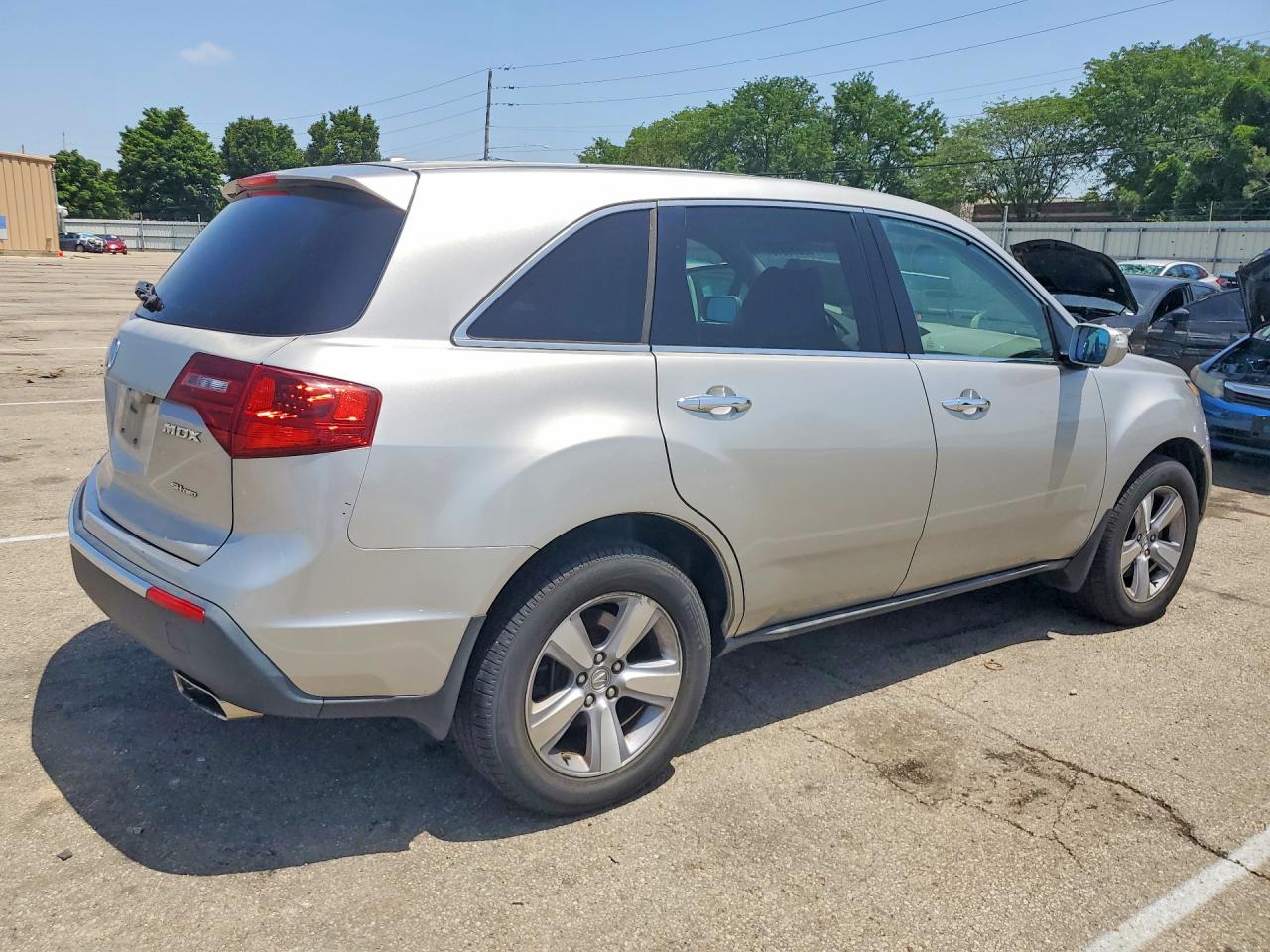 2012 Acura Mdx Silver vin: 2HNYD2H28CH539064