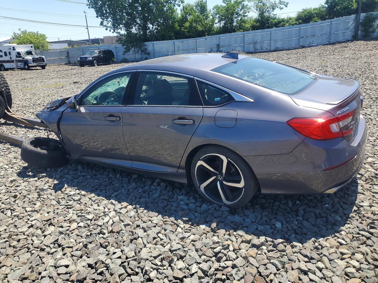 2020 Honda Accord Sport Gray vin: 1HGCV1F39LA121101