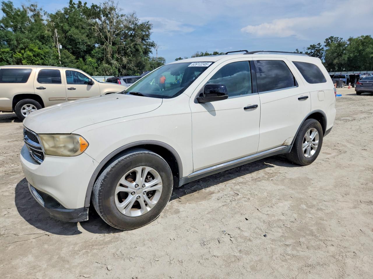 2011 Dodge Durango Express Белый vin: 1D4RD2GG7BC717011
