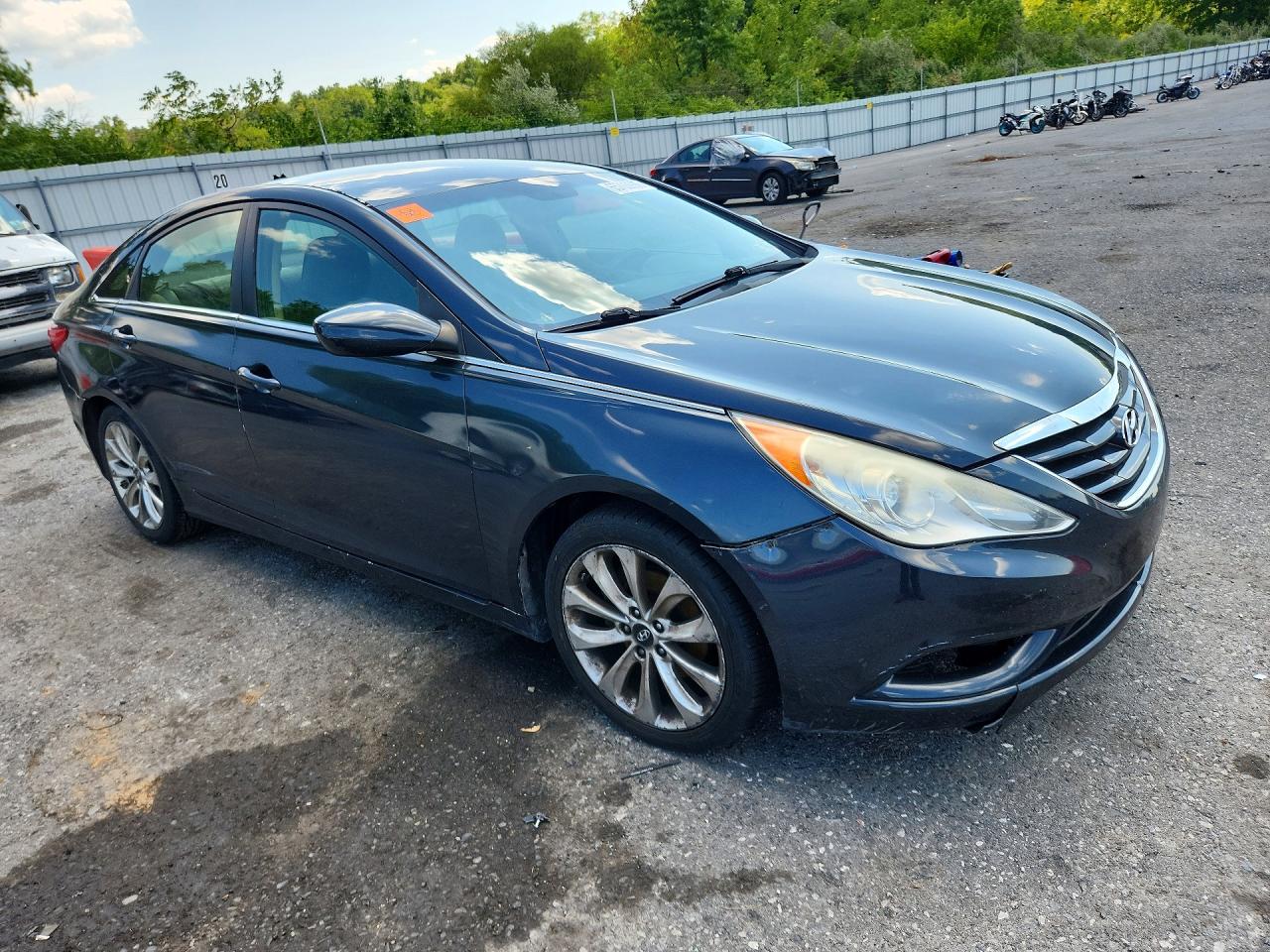 2013 Hyundai Sonata Gls Blue vin: 5NPEB4AC3DH622410