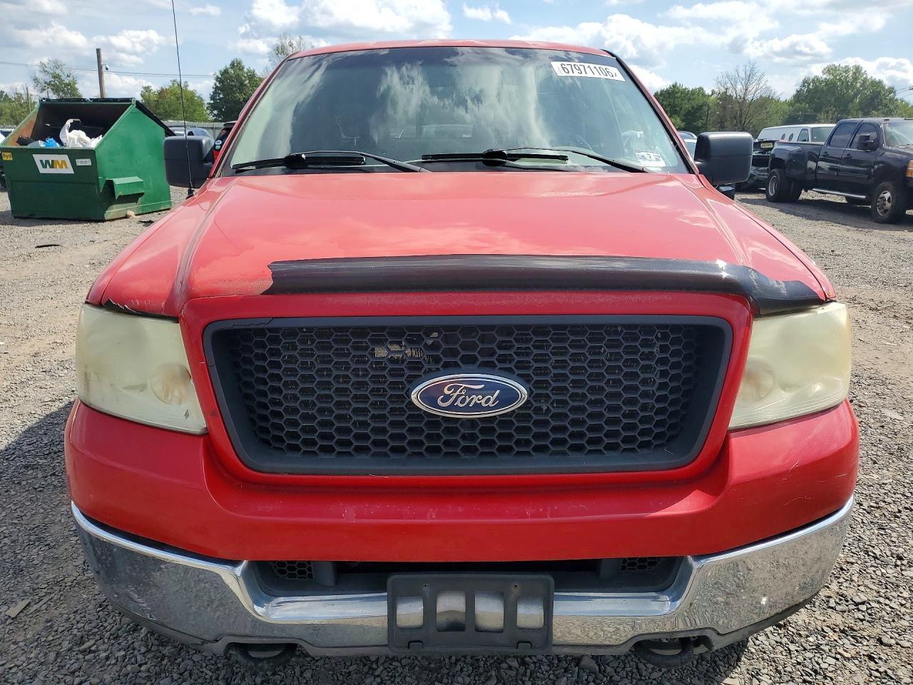 2005 Ford F150 Red vin: 1FTPX14515FA14516