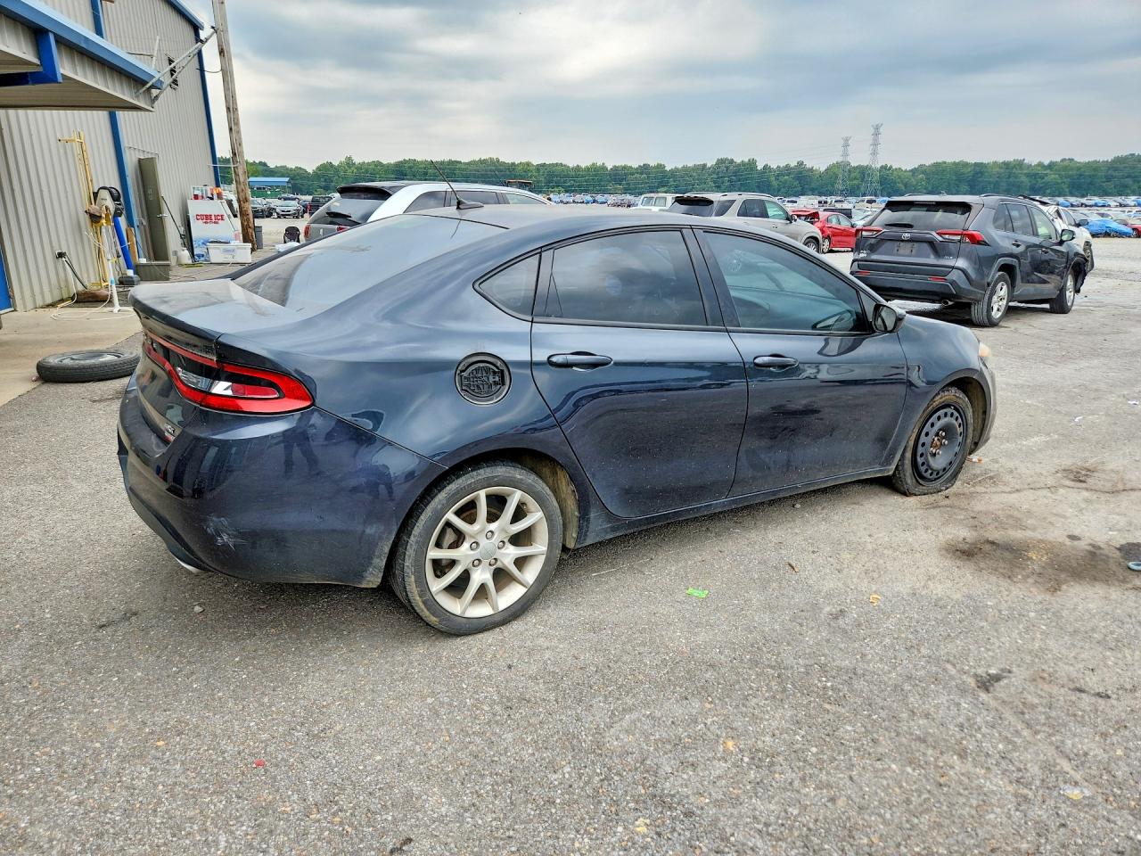 2013 Dodge Dart Sxt Gray vin: 1C3CDFBH5DD316665