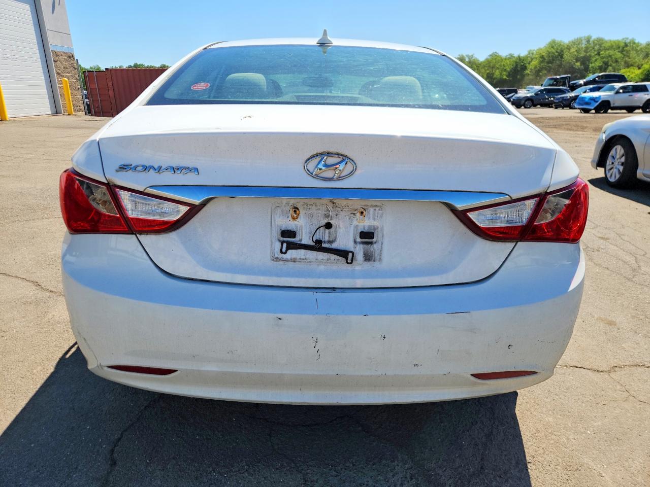 2013 Hyundai Sonata Gls White vin: 5NPEB4AC6DH785780