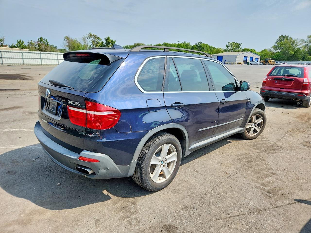 2007 Bmw X5 4.8i Синий vin: 4USFE83517LY65287