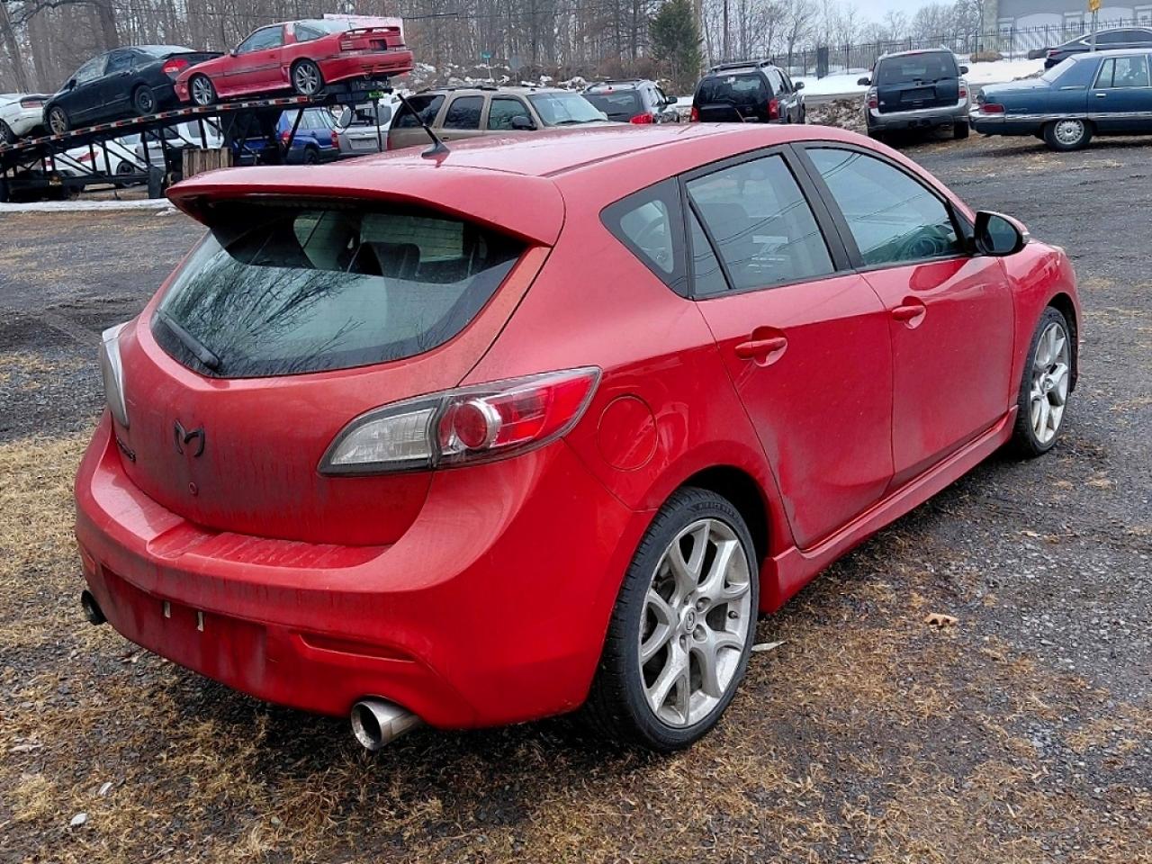 2011 Mazda Speed 3 Red vin: JM1BL1K44B1442444