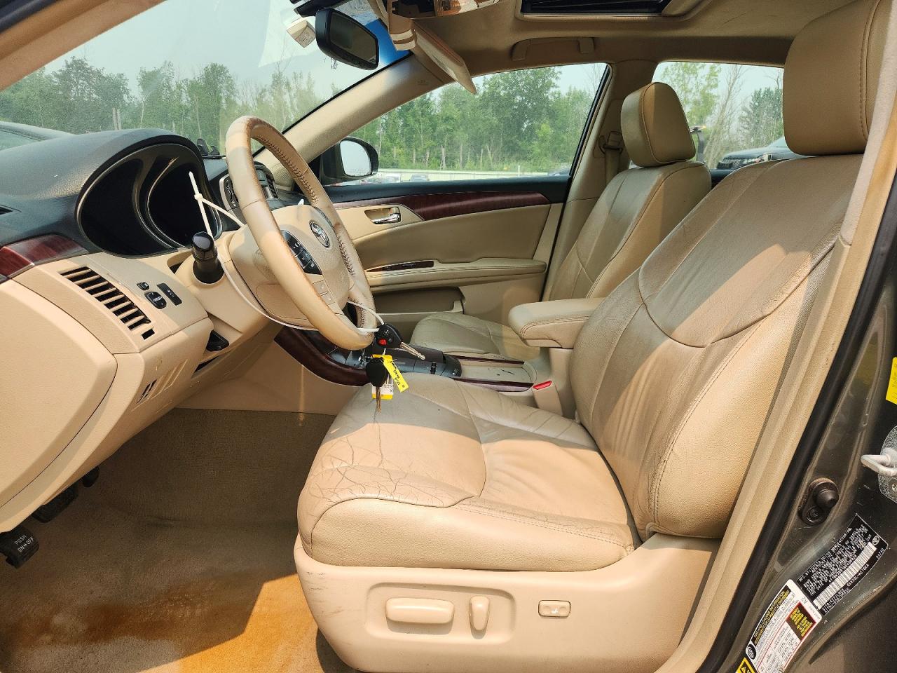 2011 Toyota Avalon Base Зеленый vin: 4T1BK3DB1BU406926