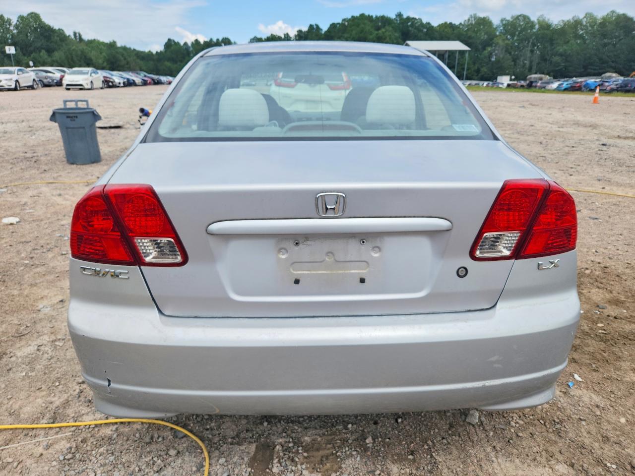 2005 Honda Civic Lx Silver vin: 1HGES16575L027700