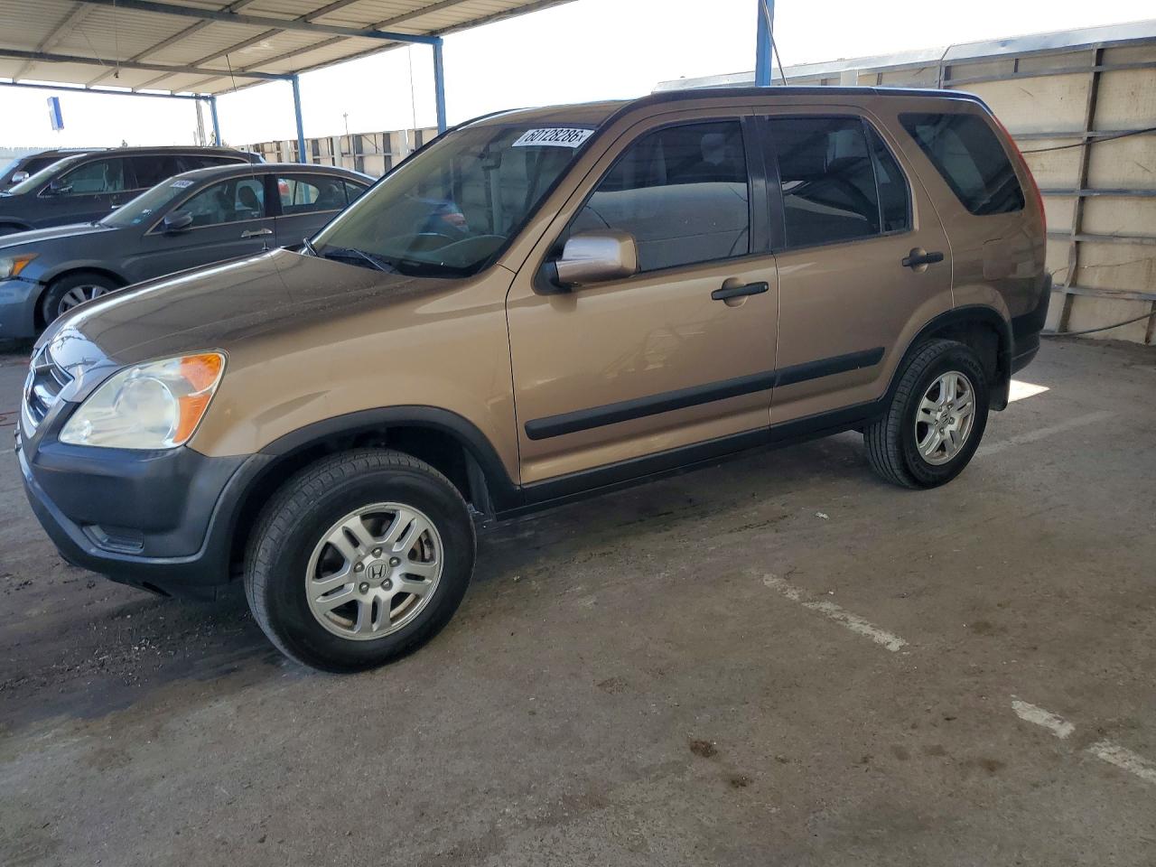 2002 Honda Cr-v Ex Tan vin: JHLRD78852C014284