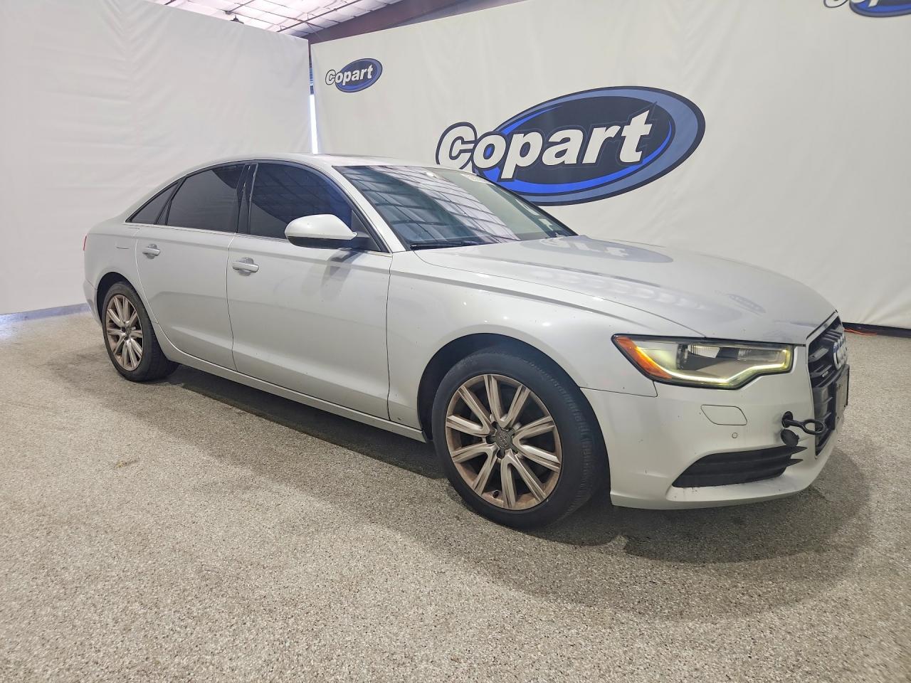 2014 Audi A6 Premium Plus Silver vin: WAUGFAFC8EN069451