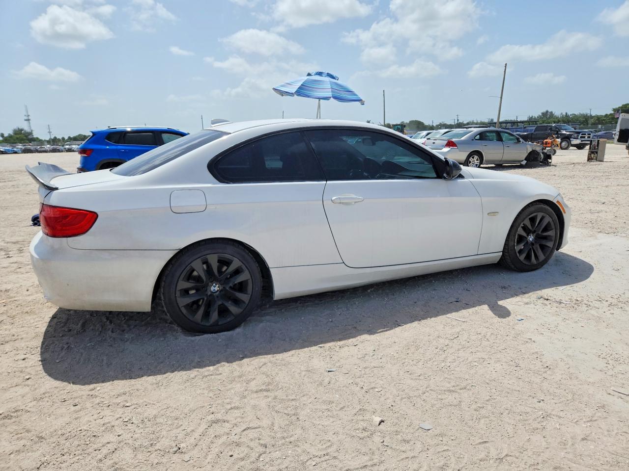 2013 Bmw 328 I Sulev White vin: WBAKE5C59DJ107334