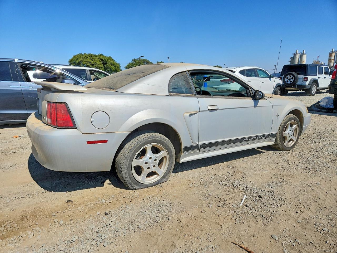 2002 Ford Mustang Silver vin: 1FAFP40452F147582