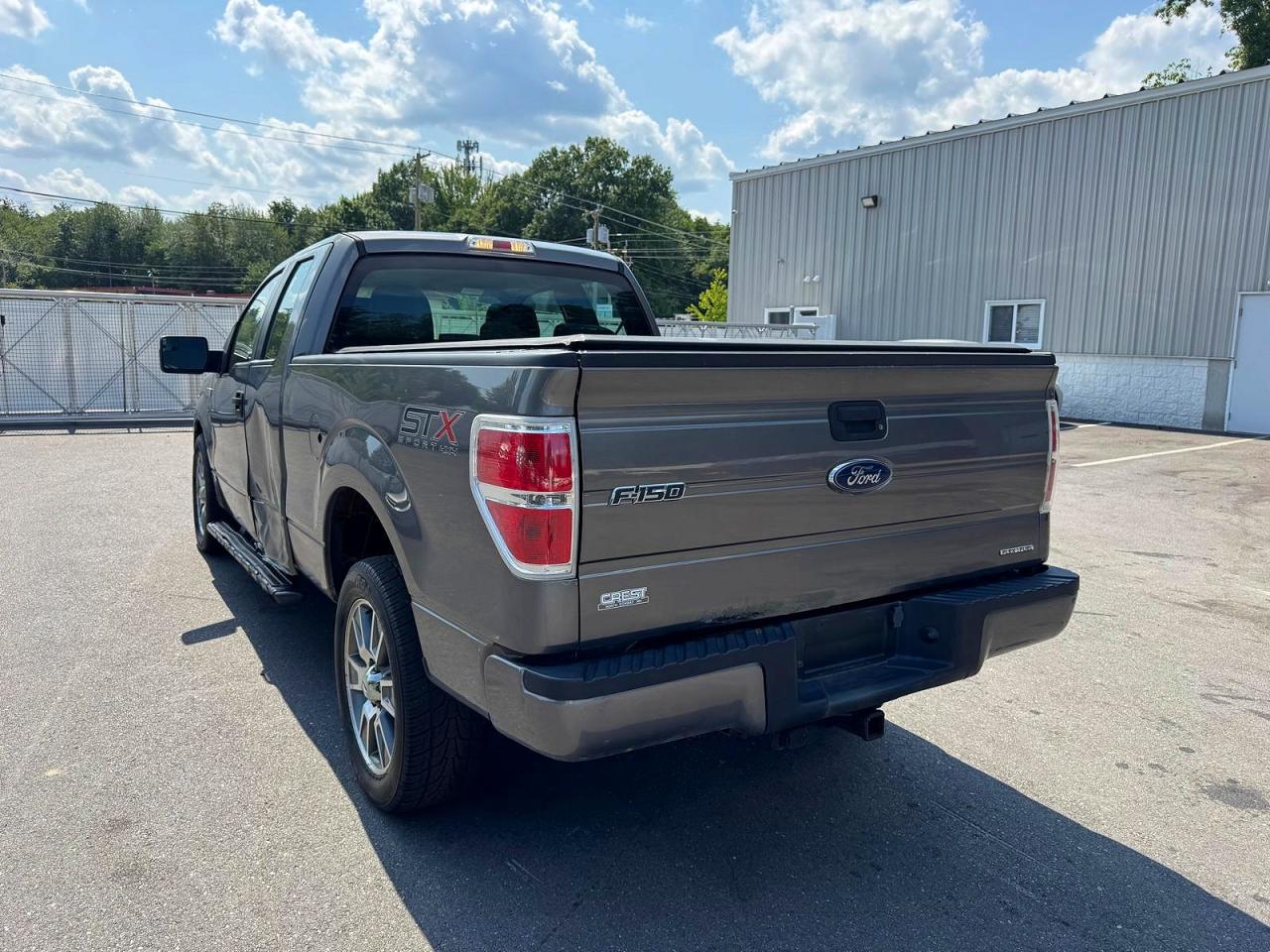 2014 Ford F150 Super Cab Gray vin: 1FTFX1EF0EFB91867