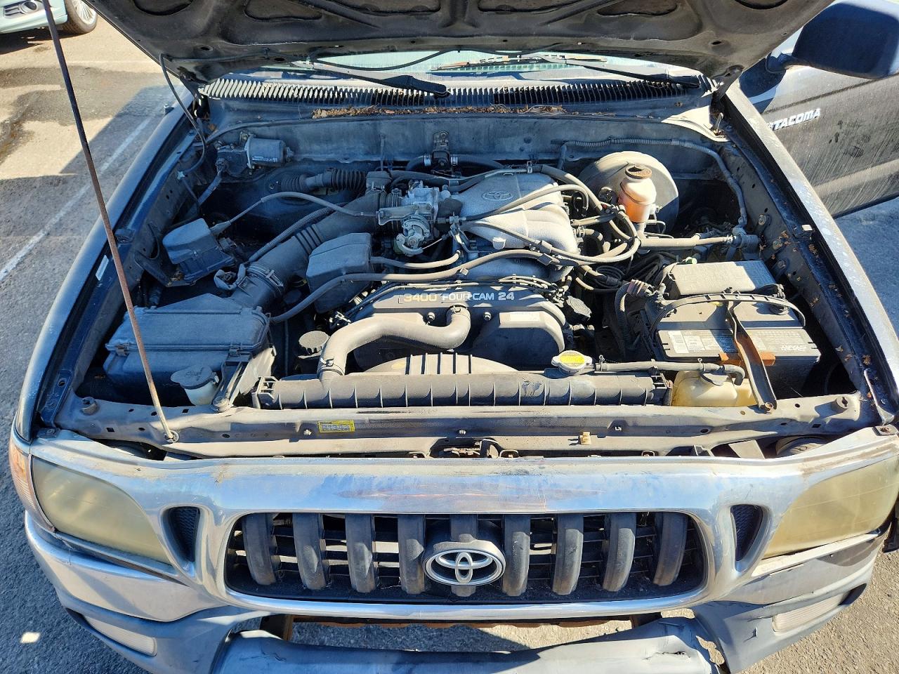 2002 Toyota Tacoma Double Cab Prerunner Черный vin: 5TEGN92N72Z107370