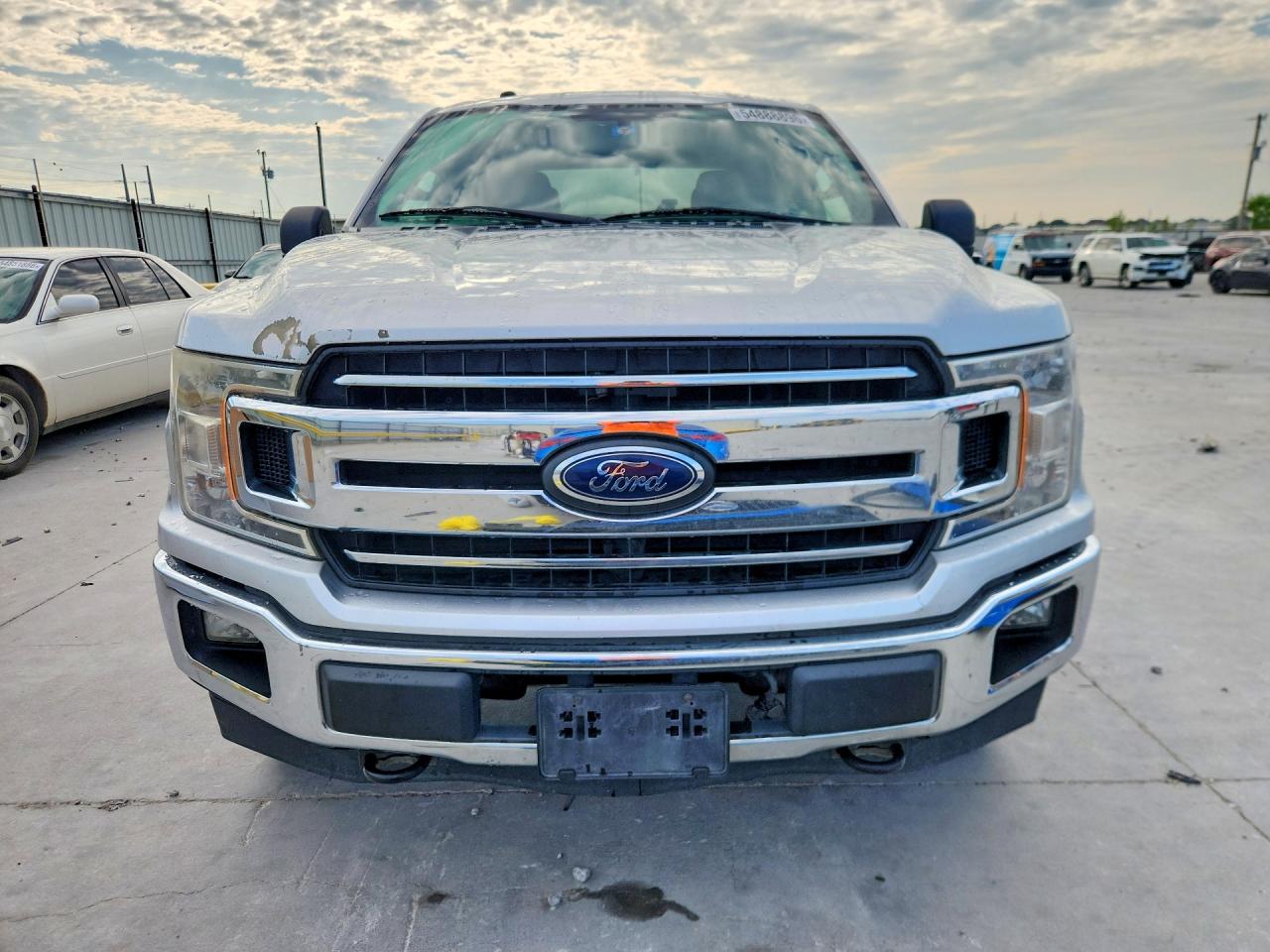 2018 Ford F150 Supercrew Silver vin: 1FTFW1E50JFA02252