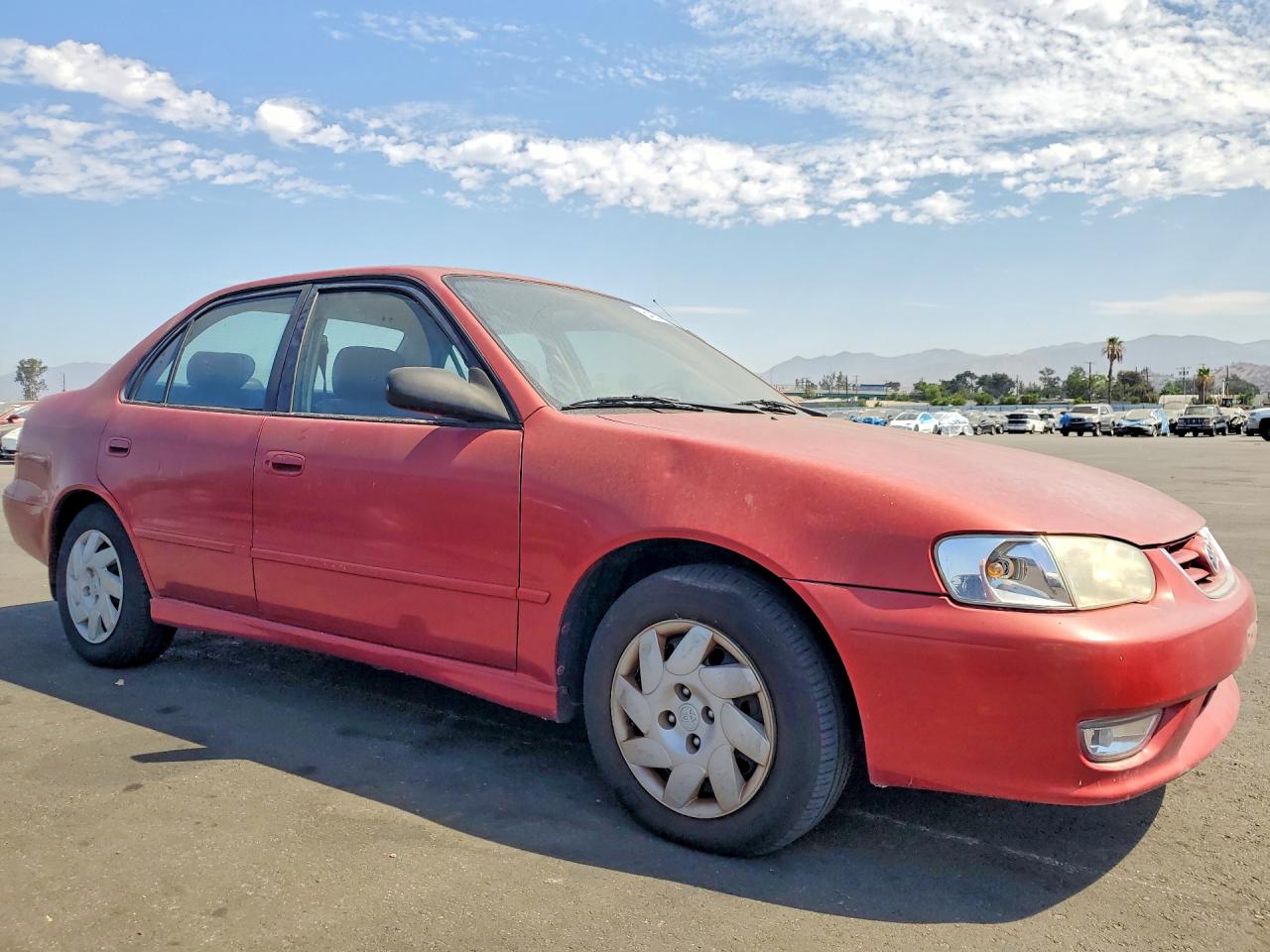 2001 Toyota Corolla S Red vin: 1NXBR12E11Z457547