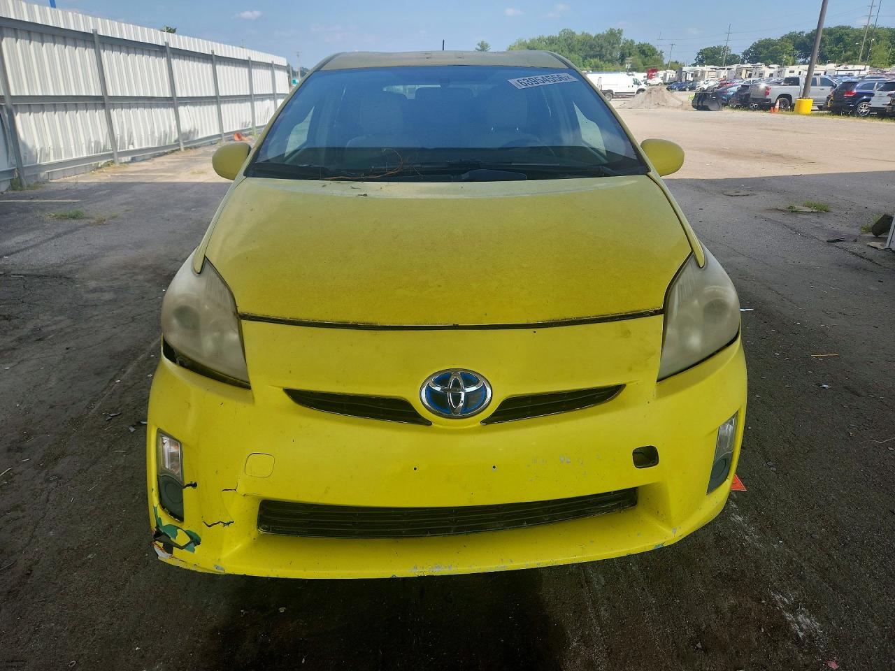 2010 Toyota Prius Ii Yellow vin: JTDKN3DU6A1304289