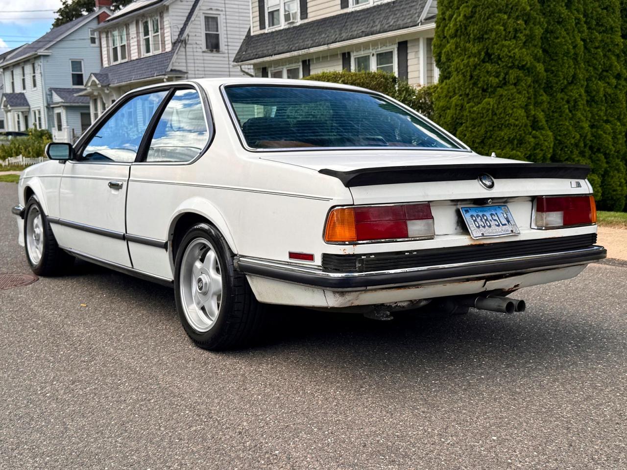 1986 Bmw 635csi White vin: WBAEE310901052905