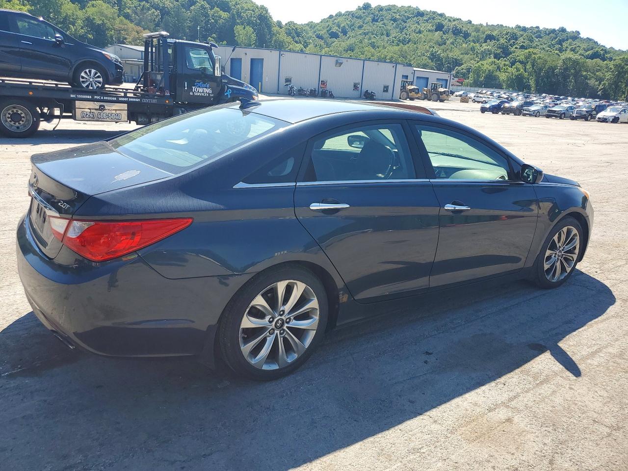 2012 Hyundai Sonata Se 2.0t Синий vin: 5NPEC4AB5CH409011