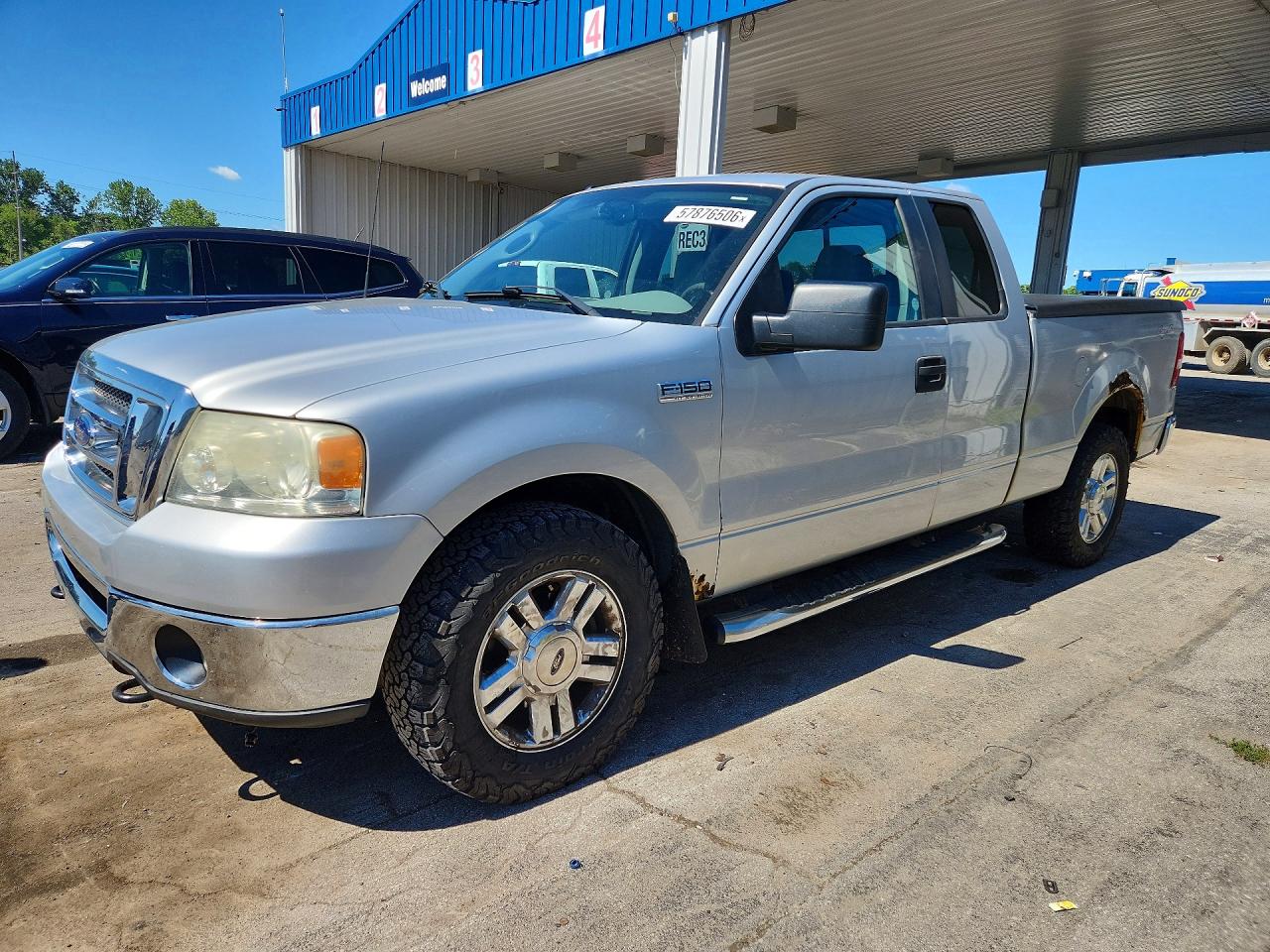 2007 Ford F150 Silver vin: 1FTPX14V17FB17678